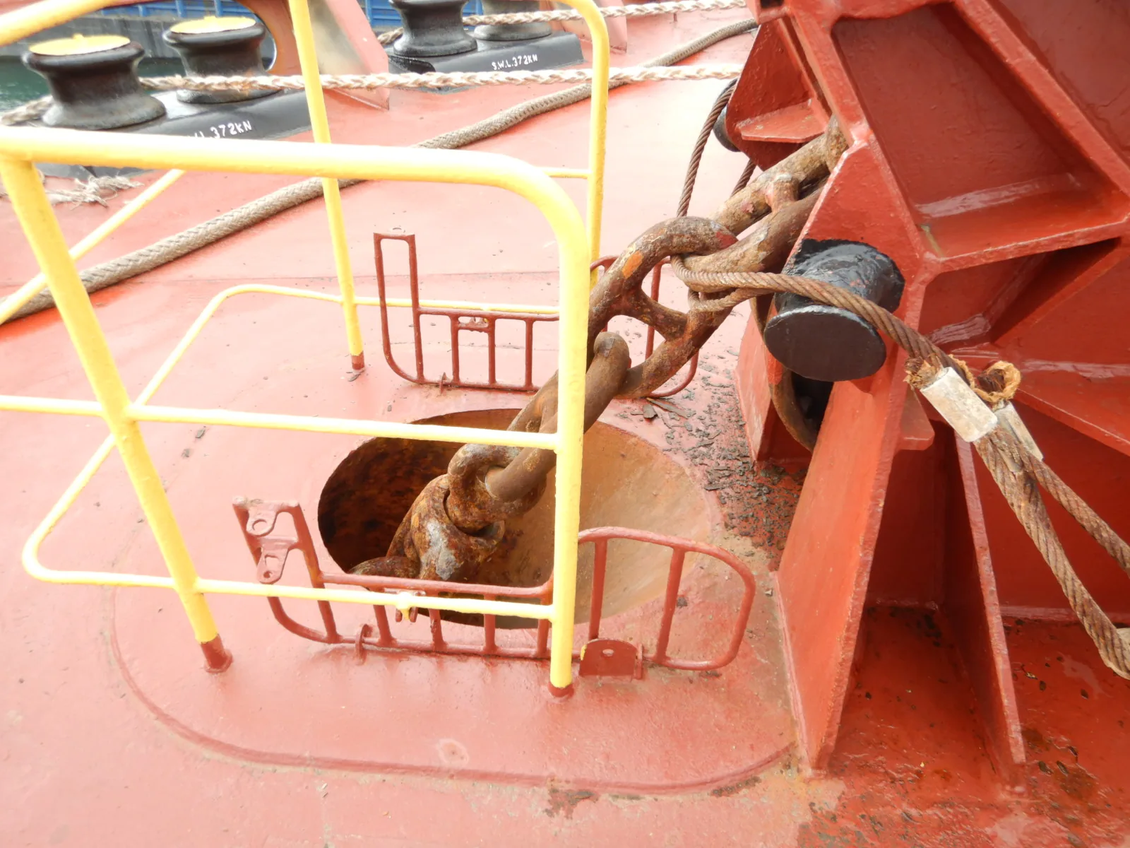 Anchor and mooring equipment inspection